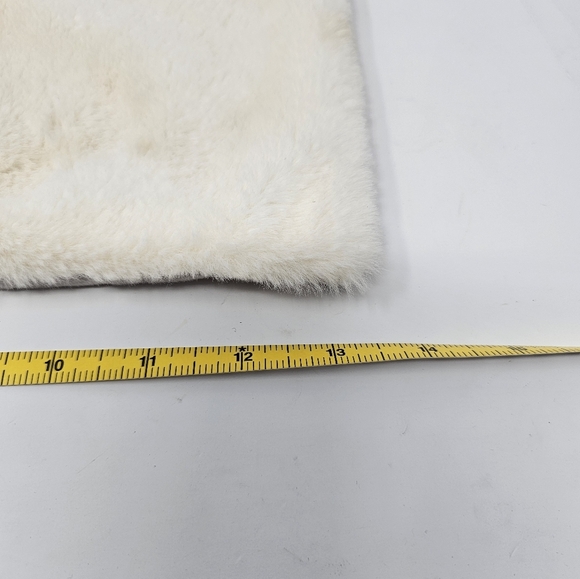 Mud Pie Lamb Lovey Sheep Plush Baby Woobie Security Blanket Fuzzy Furry Ivory - Picture 6 of 8